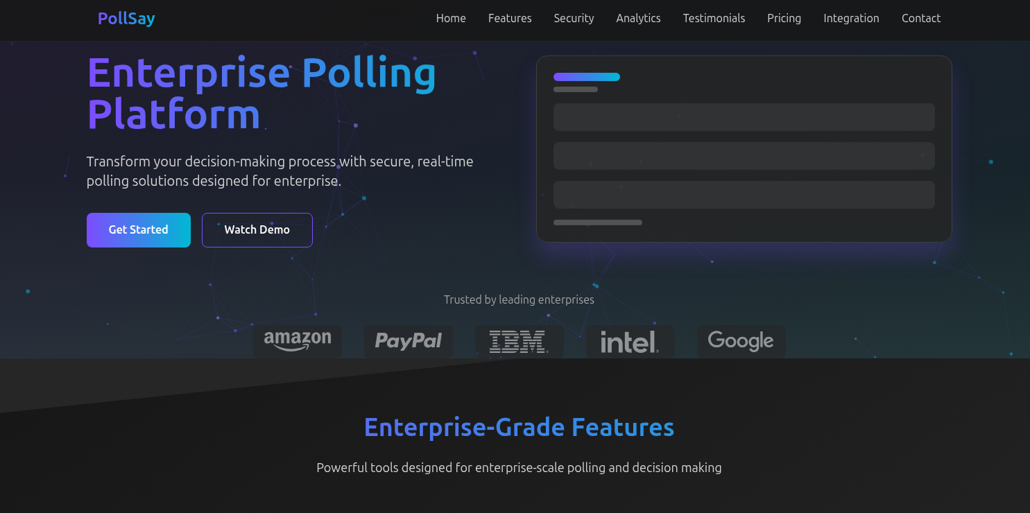 Secure Feedback Platform